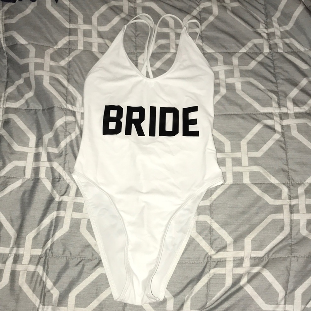 Bride bathing suit